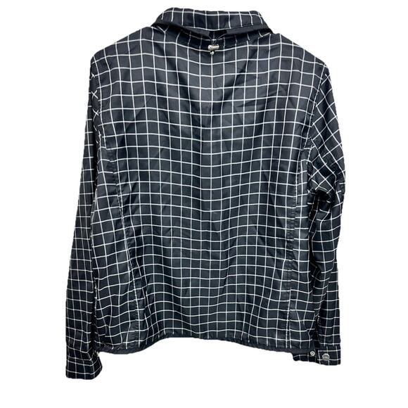 Ralph Lauren Active Windbreaker Womens Large Black white Lightweight - Picture 9 of 11